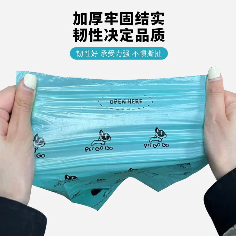 Portable Dog Poop Bag Dispenser with LED Light - Your Travel Companion for Effortless Clean-Up!