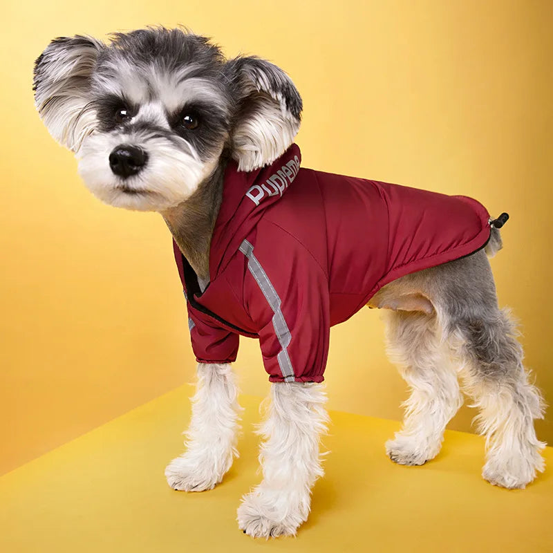 Keep Your Furry Friends Cozy and Chic: Waterproof Reflective Pet Coat for Small to Medium Dogs - Ideal for Autumn and Winter Outings!